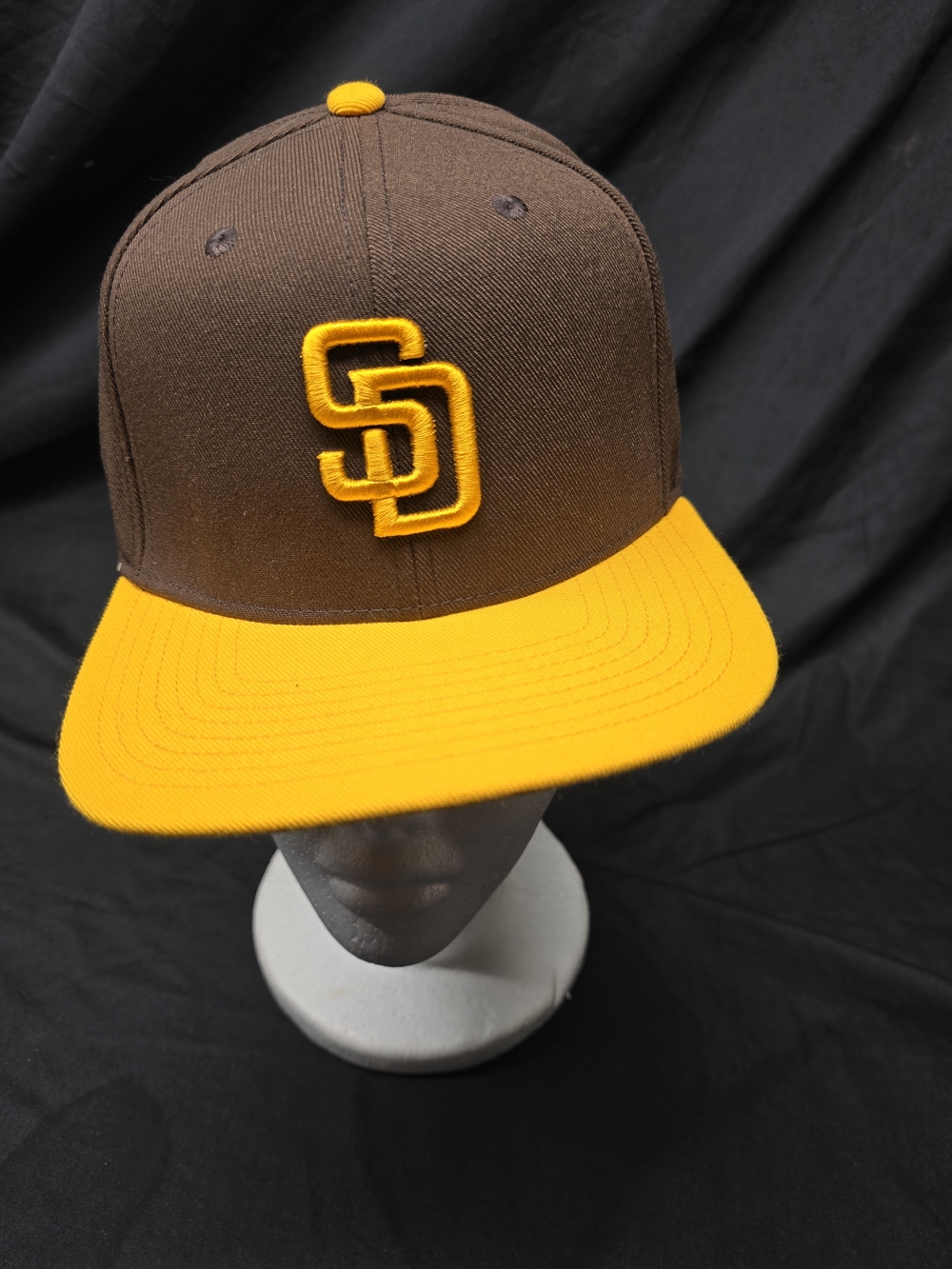 New Nike San Diego Padres Brown Gold Pro Performance Snapback Hat M/L MLB